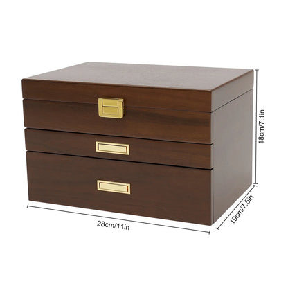 Boîte à bijoux style japonais à 3 niveaux