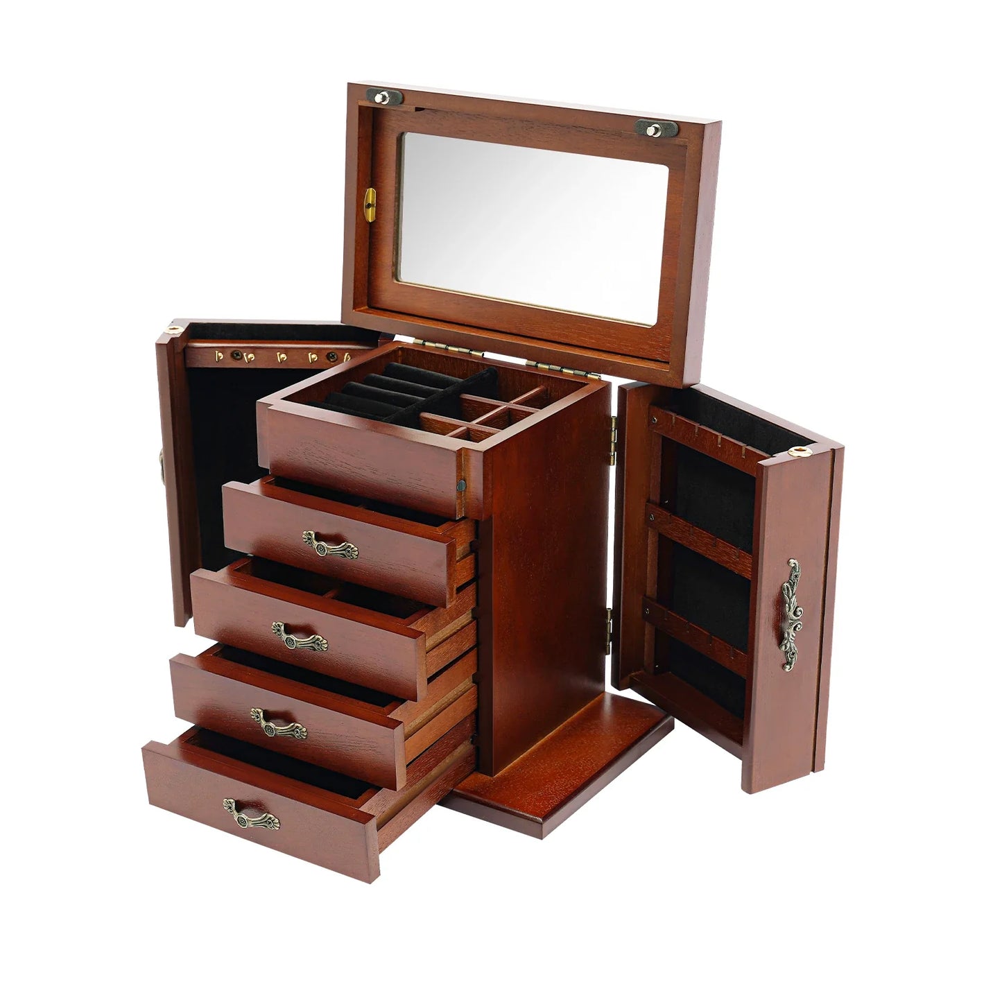 Boîte à bijoux en bois style Comtemporain