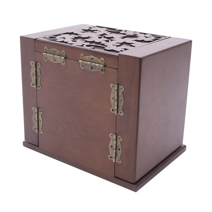 Boîte à bijoux vintage en bois