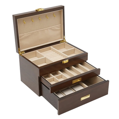 Boîte à bijoux style japonais à 3 niveaux