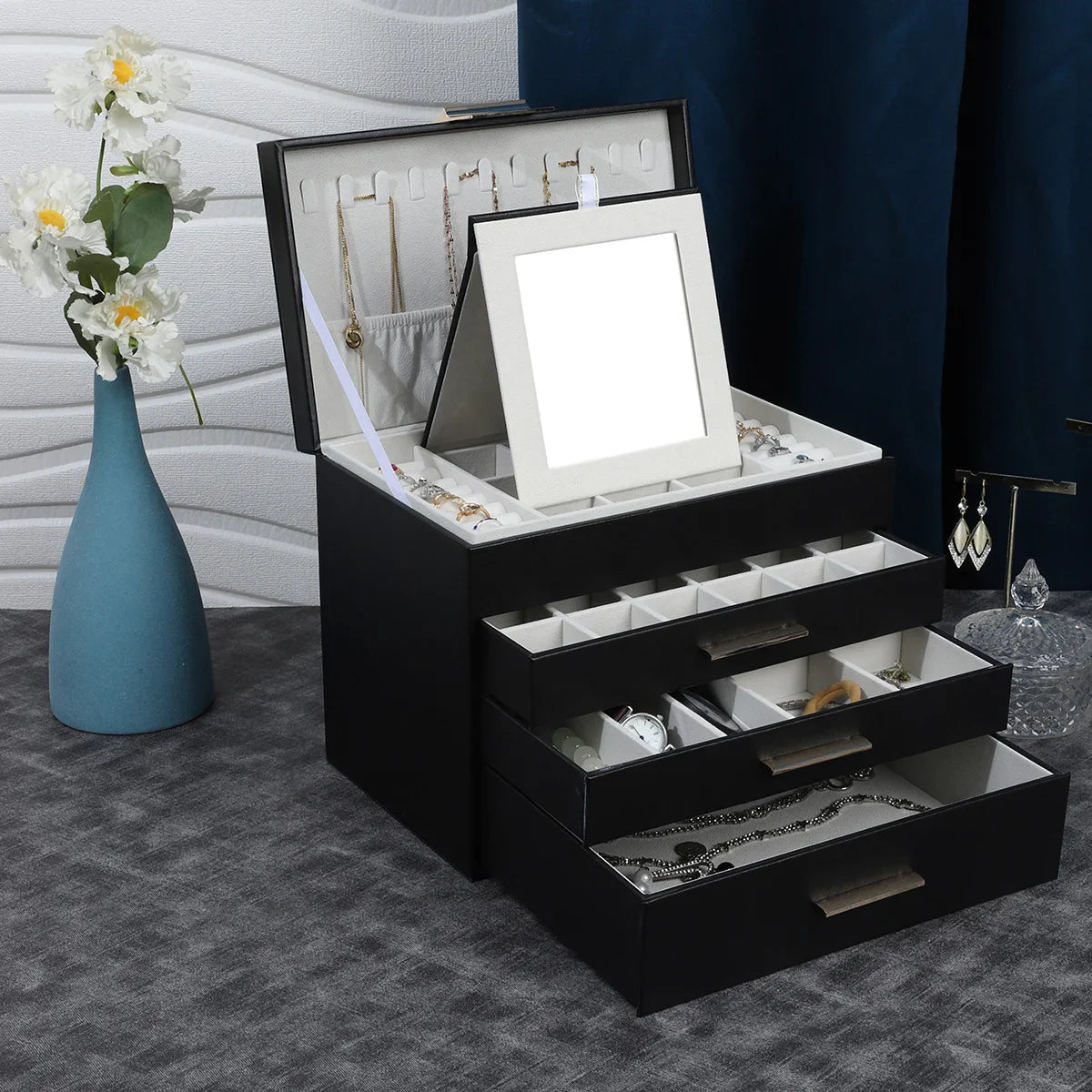 Boîte à bijoux prestigieuse